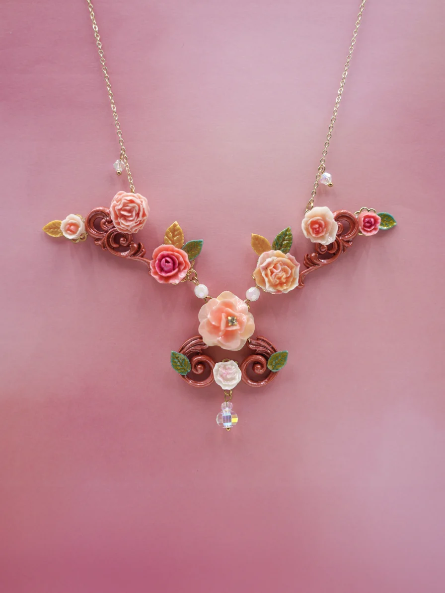 Love & Warmth - Baroque Blossom Necklace