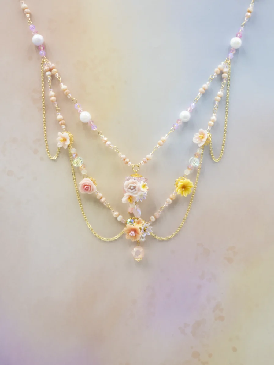 Floral Fantasy Realm – Melody of Blushing Dawn