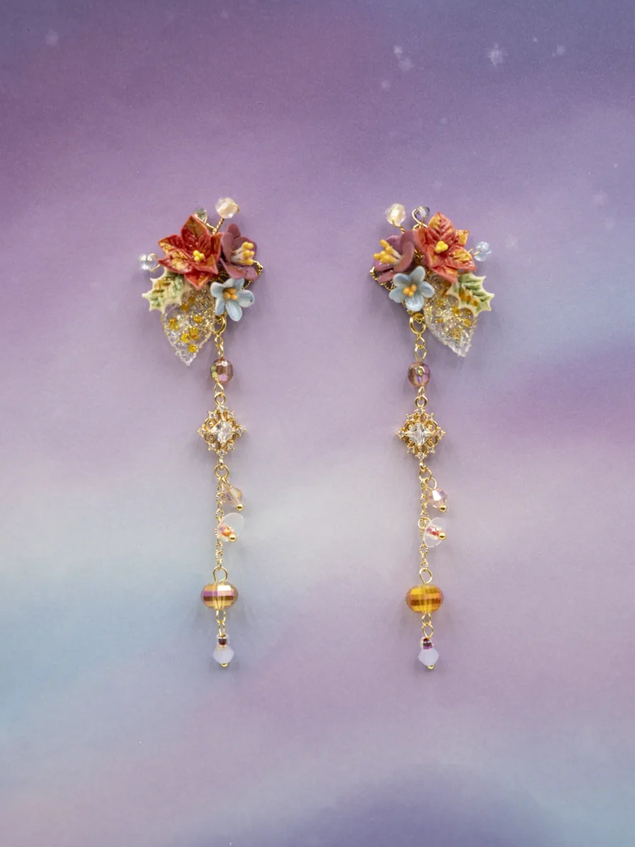 Whispers of the Winter Aurora – Crimson Solstice Glow